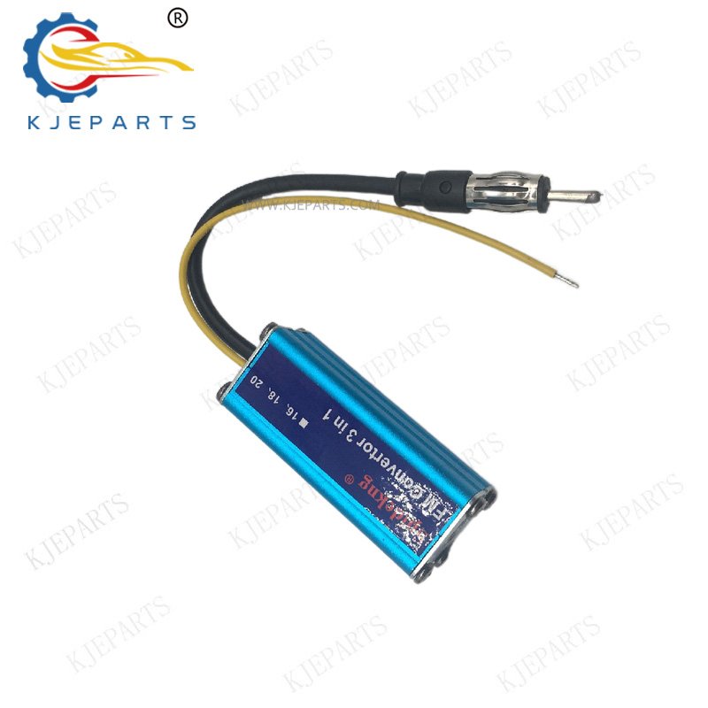 Automotive Radio Band Expend Antenna FM Convertor 3 in 1 Auto 76-90MHz Universal Metal Changer Car Harness